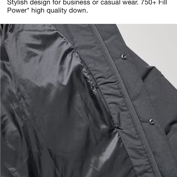 Uniqlo, large, 07 Gray seamless down jacket - new - Picture 2 of 3